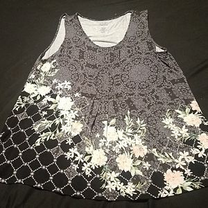 Croft & Barrow pleated tank top